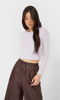 Stradivarius Укороченный Топ Soft Touch Женская Коллекция Multicolor M