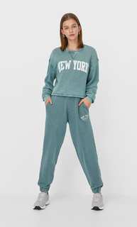 Stradivarius Укороченная Толстовка Женская Коллекция Multicolor S
