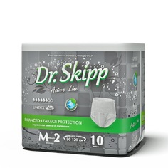 Трусы-подгузники для взрослых Dr.Skipp Active Line размер M-2 80-120 см 10 шт.
