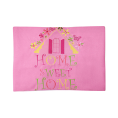 Плед Kidboo флисовый Sweet Home розовый 80x120 см