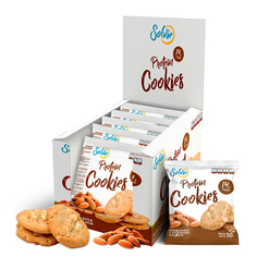 Протеиновое печенье Protein Cookies миндальное 50 грамм (коробка 10 шт.) Solvie