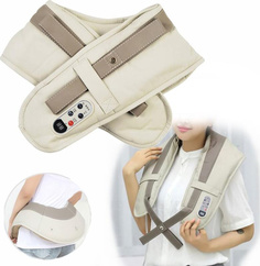 Ударный электрический вибро массажер для шеи и плеч Cervical Massage Shawls New Fates