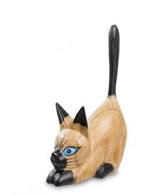 Статуэтка Decor and Gift, Котенок игривый, 15 см, суар