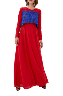 Вечернее платье женское Sahera Rahmani 1444139-14 красное XL