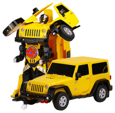Радиоуправляемый робот трансформер Jeep Rubicon Yellow 1:14 2329PF MZ