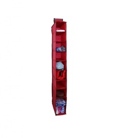 Подвесной кофр на 10 полок PORTA SAPATOS (Красный ) Markethot