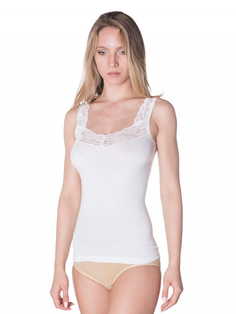 Майка женская BlackSpade BS1957 белая 3XL