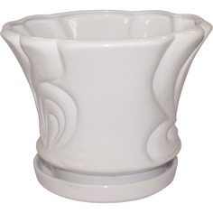 Горшок цветочный с поддоном КАМЕЛИЯ 1,3 Л Кунгурская керамика