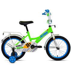 Велосипед детский Altair Kids 2021 год 18" Зеленый/Синий/1BKT1K1D1003