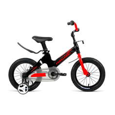Велосипед детский 14" Forward Cosmo MG 2021 год Черный/Красный/1BKW1K7A1007