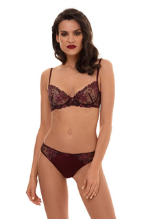 Трусы женские Laete N02-179 бордовые S
