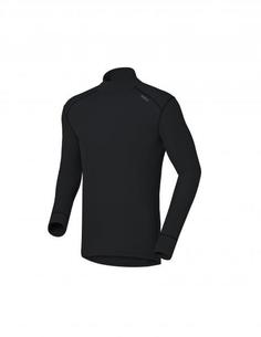 Бельё футболка ODLO длин рукав, черный, S INT