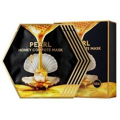 Missha Pearl Honey Compote Mask 27 г Концентрированная тканевая маска для лица, 5 шт