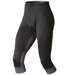 Белье брюки 3/4 ODLO WINDPROOF UNDERWEAR мужские, черный, XXL INT