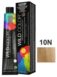 Крем-краска PERMANENT COLOR для окрашивания волос WILD COLOR 10N платиновый блондин 180 мл