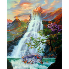 Картина по номерам на холсте 40*50 см Colibri "Опасная река" (VA-0987)