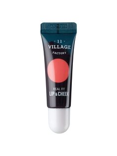 Тинт для губ и румяна, VILLAGE 11 FACTORY два в одном (оранжевый) Real Fit Lip and Cheek