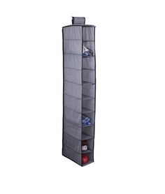 Подвесной кофр на 10 полок PORTA SAPATOS (Серый ) Markethot