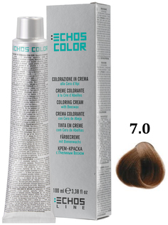 Крем-краска ECHOSCOLOR для окрашивания волос ECHOS LINE 6.8 темно-русый матовый 100 мл