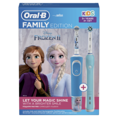 Электрическая зубная щетка Oral-B Family Edition: Pro 1+Kids «Холодное Сердце 2»