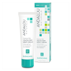 Andalou Naturals, Ночной крем с кокосовой водой для лица, 50 г
