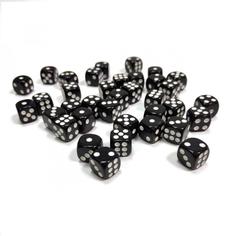 Набор из 36 кубиков D6 ZVEZDA черный Звезда