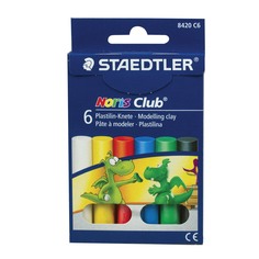 Пластилин Staedtler Noris Club, 6 цветов