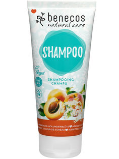 Шампунь Benecos АБРИКОС и БУЗИНА натуральный, 200 мл