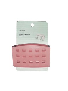 Мыльница на присоске 9.5х5х3 см (Цвет: Тёмно-розовый ) Markethot