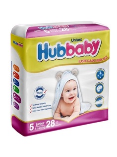 Подгузники детские Hubbaby Junior (11-25 кг) 28 шт.