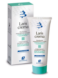 Крем деодорант-антиперспирант для тела BIOGENA LARIS CREMA 75 мл