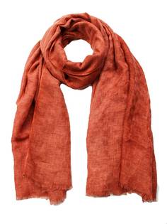 Палантин женский 2703812 оранжевый Venera