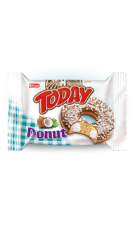 Кекс Today Donut вкус кокос 50 грамм Упаковка 24 шт