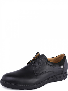 Полуботинки мужские quattrocomforto 1-211-104 черные 40 RU