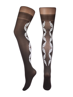 Колготки женские Trasparenze Bandoneon коричневые 2