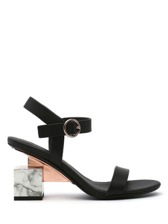 Босоножки женские United nude Cube Sandal Mid черные 36 RU