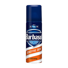Крем-пена для бритья Barbasol  для чувствительной кожи Perio Inc. 57г США