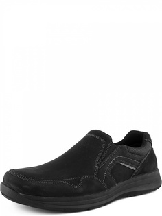 Полуботинки мужские quattrocomforto 248-92MV-100NT черные 45 RU