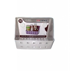 Полка для ванных принадлежностей на вакуумных присосках, 20х12х14 см (Серый) Markethot