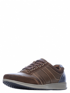 Полуботинки мужские quattrocomforto 296-82MV-008NT коричневые 41 RU