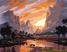 Картина по номерам , Пейзажи - размер 40х50см Paintboy