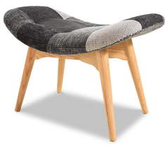 Оттоманка Contour, темный пэчворк I Modern