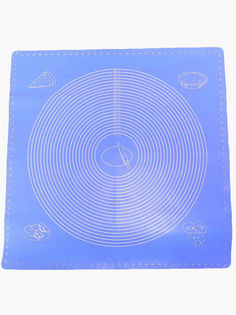 Силиконовый коврик для раскатывания теста, 50х40 см (Голубой ) Markethot