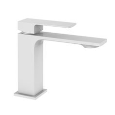 Смеситель для раковины Orange Lutz белый M04-021w