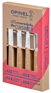 Набор ножей Opinel серии Les Essentiels №112/113/114/115- 4шт нержавеющая сталь