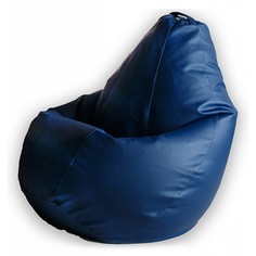 Кресло-мешок Синяя ЭкоКожа L Dreambag