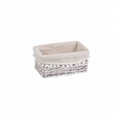 Корзина стеллажная "Колокольчик", Д280 Ш190 В130, белый, EW-31 XS Natural House