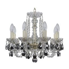 Хрустальная люстра 1402/8/141 G K781 Bohemia Ivele Crystal