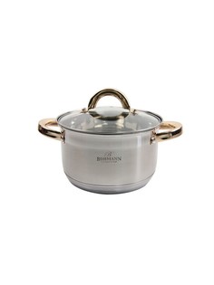 Кастрюля Bohmann BH 1418G 2.9 л 18см золотые ручки