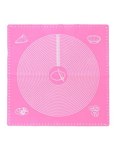 Силиконовый коврик для раскатывания теста, 30х40 см (Цвет: Розовый ) Markethot